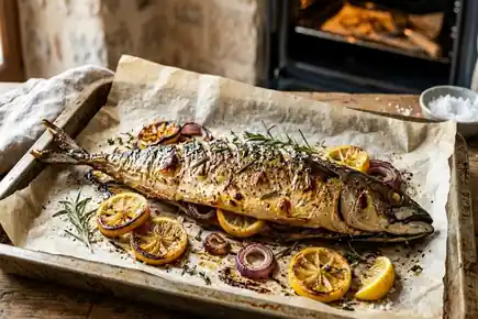 Кальмары, фаршированные рисом, креветками и сыром в духовке